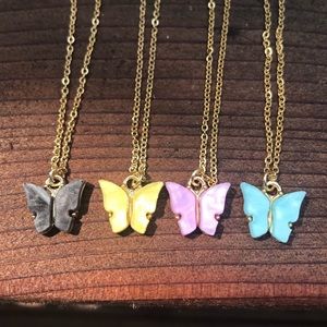 Mariposa Butterfly Necklaces Multiple Colors 💗